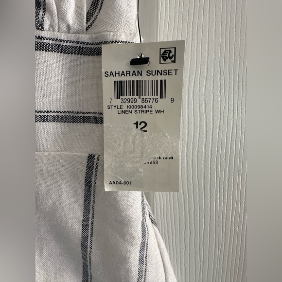 NWT Striped Sleeveless Sheath Dress - size 12 - Picture 11 of 14